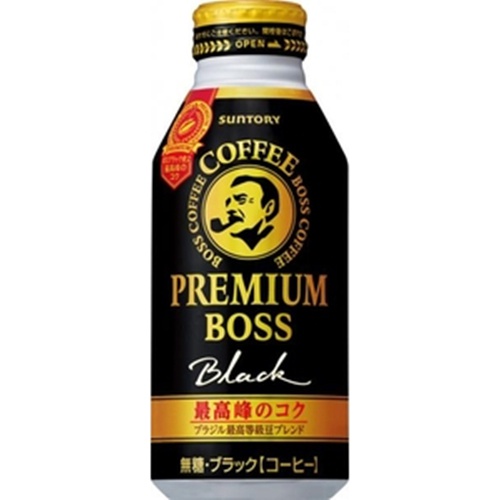 Premium Boss Black HC Compatible B Can 390g 【This Month's Special Sale Beverages】 Special Order Item 【Purchase Quantity 24 Cans]