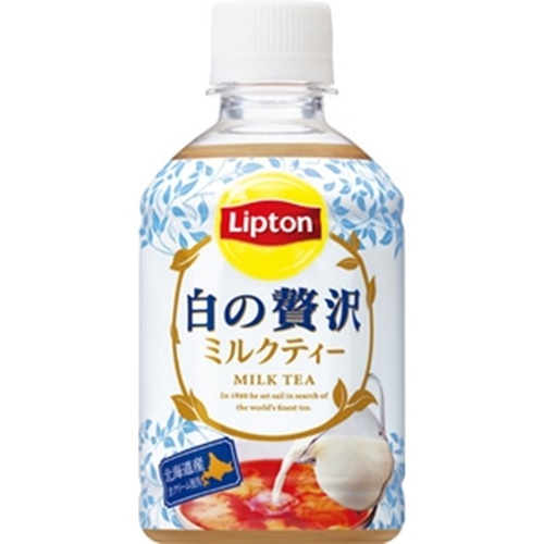 Lipton White Luxurious Milk Tea P280ml 【This Month's Special Sale Beverages】  【Purchase Quantity 24 Units