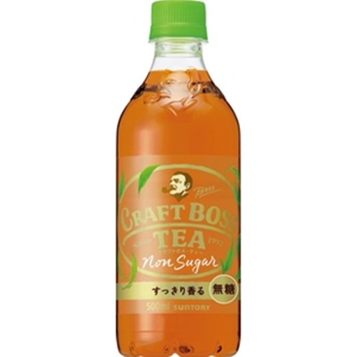 Craft Boss Tea Non-Sugar Vending Machine P500ml [This Month's Special Sale Beverage Water]  [Purchase Quantity 24 units] (Product dummy not supported)