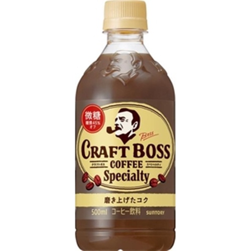Craft Boss Specialty Low Sugar P 500ml 【This Month's Special Sale Beverage】 Special Order Item 【Purchase Quantity 24