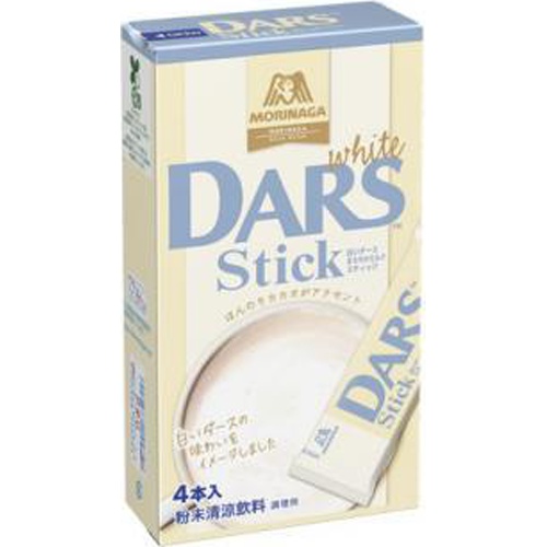Morinaga White Dars Stick 4 Pieces 【Purchase Quantity: 6 Packs}