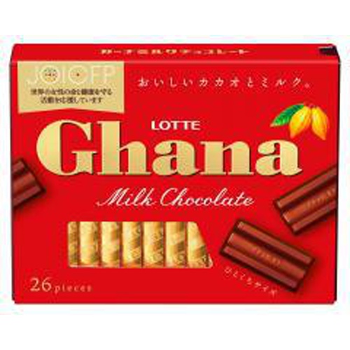 Lotte Ghana Milk Excellent 119g Special Order Item [Purchase Quantity 48 Units]
