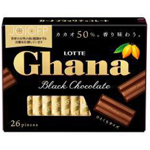 Lotte Ghana Black Excellent 119g Special Order Item [Purchase Quantity 48]