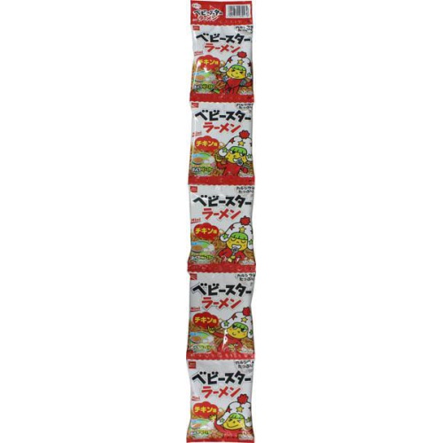 Baby Star Ramen Chicken Flavor 5 Packs 19g x 5 Bags Special Order Item [Purchase Quantity 15]