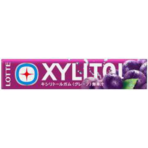 Lotte Xylitol Grape 14 Pieces  [Purchase Quantity 20]