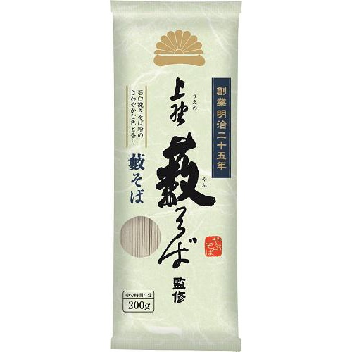 Nippun Ueno Yabu Soba Supervised Yabu Soba 200g 【Purchase Quantity 20 Pieces】