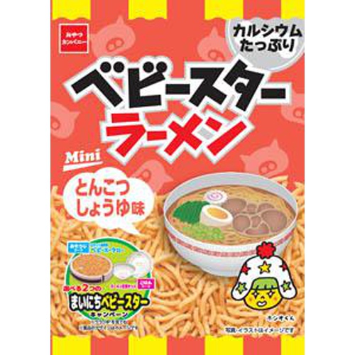 Baby Star Ramen Tonkotsu Soy Sauce Flavor 20g  Special Order Item [Purchase Quantity 60]