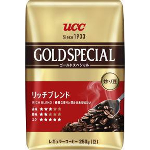 UCC Roasted Bean Gold Special Rich B 250g [Purchase Quantity 6]