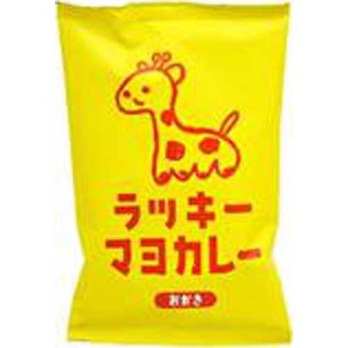 Sanma Lucky Mayo Curry Rice Crackers 34g 【Purchase Quantity 12 Pieces】