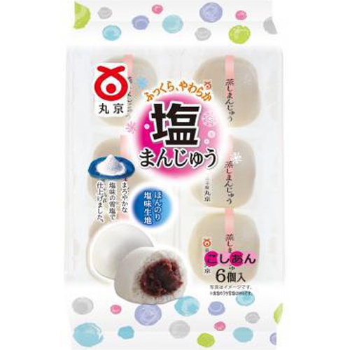 Marukyo Salted Manju 6 Pieces  [Purchase Quantity 8 Packs]