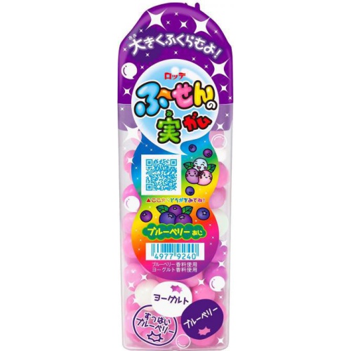 Lotte Balloon Candy Blueberry 35g  [Purchase Quantity: 10]