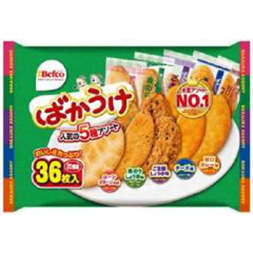 Kuriyama Rice Crackers Bakauke Assortment 36 Pieces [This Month's Special Sale Snacks] [Purchase Quantity: 10]