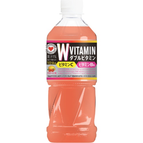 Suntory DAKARA W Vitamin P 500ml [This Month's Special Sale Beverage Water]  [Purchase Quantity 24 Pieces]