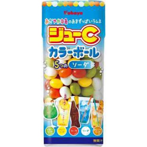 Kabaya Ju-C Color Ball Soda 35g  【Purchase Quantity 10 Pieces}