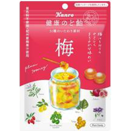 Kanro Healthy Throat Candy Plum 90g  【Purchase Quantity 6 Pieces】