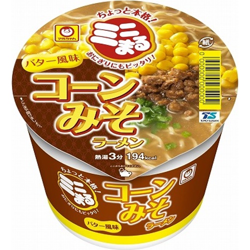 Maruchan Mini Maru Corn Miso Butter Flavor  [Purchase Quantity: 12]
