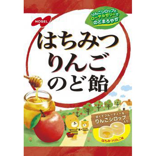 Nobel Honey Apple Throat Candy 110g  Special Order Item [Purchase Quantity 48 Pieces]
