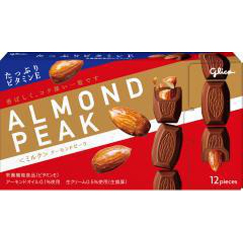 Glico Almond Peak Milk 12 Pieces  【Purchase Quantity 10 Packs】