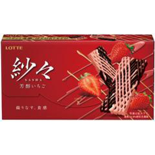 Lotte Sasa Rich Strawberry 69g  【Purchase Quantity: 10 Pieces]