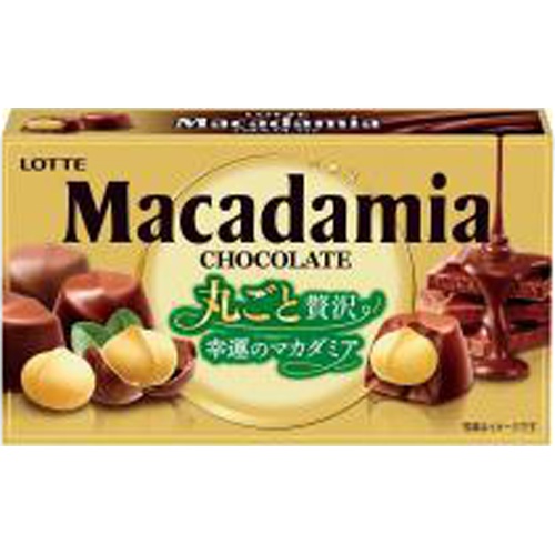 Lotte Macadamia Chocolate 9 Pieces  【Purchase Quantity 10 Packs】