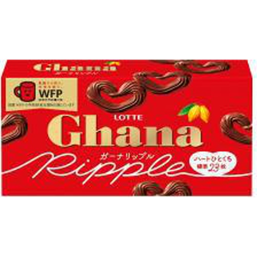 Lotte Ghana Ripple 58g Special Order Item 【Purchase Quantity 120 Pieces】