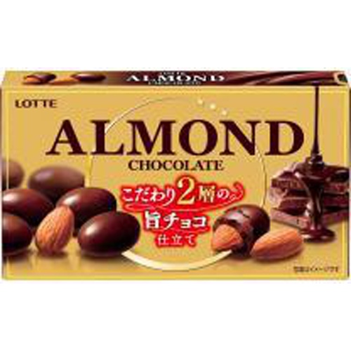 Lotte Almond Chocolate 86g  [Purchase Quantity: 10]