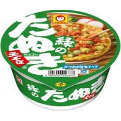 Maruchan Green Tanuki Tempura Soba 【This Month's Special Sale Noodles】 【Purchase Quantity 12 Packs}