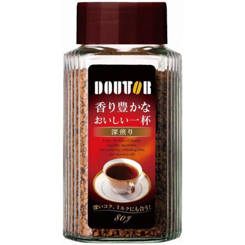 Doutor Rich Aroma Delicious Cup Dark Roast 80g 【Purchase Quantity 12 Pieces】