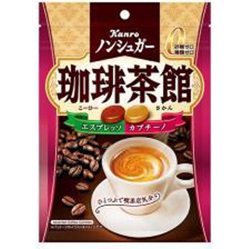 Kanro No Sugar Coffee Tea House 72g  【Purchase Quantity 6 Pieces】