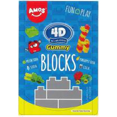 Kanro 4D Gummy Blocks 72g Special Order Item [Purchase Quantity 72]