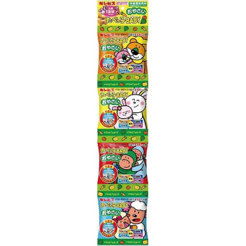 Ginbis Tabekko BABY 4-Piece Vegetable Snack  Special Order Item [Purchase Quantity: 30]