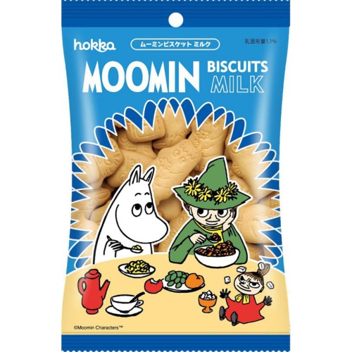 Hokuriku Moomin Biscuit Milk 60g  Special Order Item [Purchase Quantity: 20 pieces]