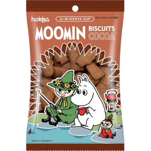 Hokuriku Moomin Biscuit Cocoa 60g  【Purchase Quantity 20 Pieces】