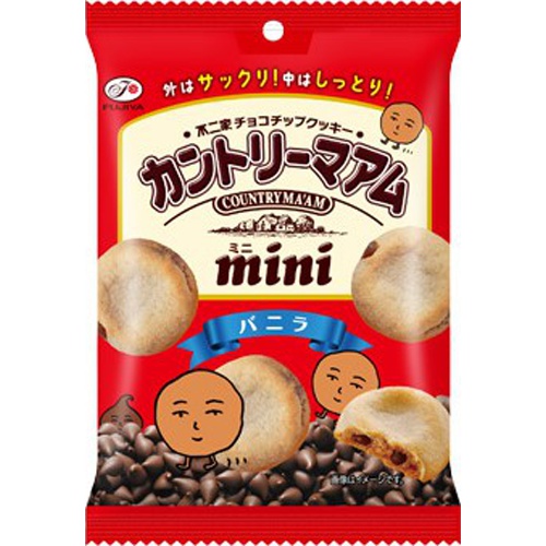 Fujiya Country Ma'am Mini Vanilla 50g  【Purchase Quantity 10】【Limited Quantity】