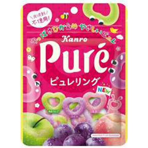 Kanro Pure Ring 63g  [Purchase Quantity 6]