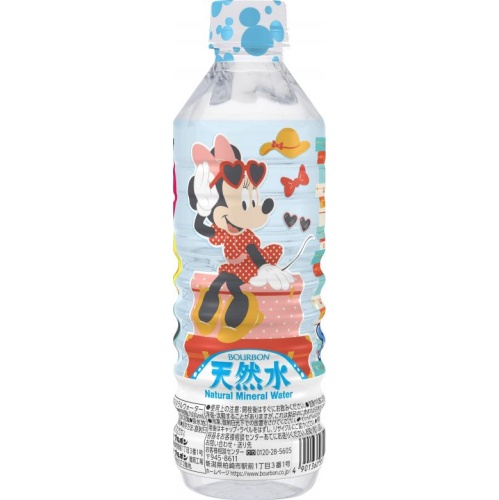 Bourbon Disney Natural Water P500ml  [Purchase Quantity 24 Pieces]