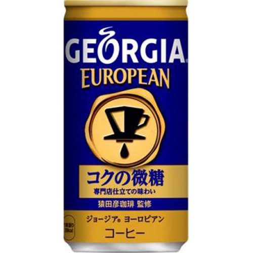 Georgia European Rich Low Sugar 185g 【Special Sale This Month Beverage】  【Purchase Quantity 30 Units