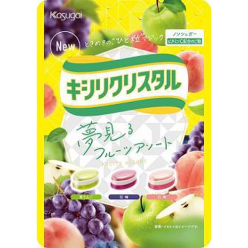 Xylitol Crystal Fruit Assortment Candy 67g  【Purchase Quantity 6 pieces】