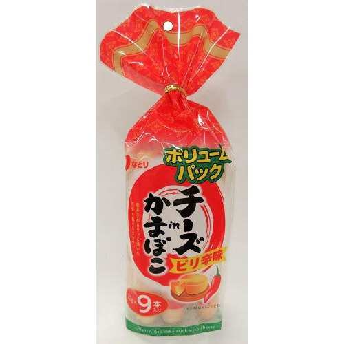 Natori Cheese in Kamaboko Spicy Volume 9 Sticks [This Month's Special Sale Snacks] Special Order Item [Purchase Quantity 10 Pieces] (May Take Time for Restocking)