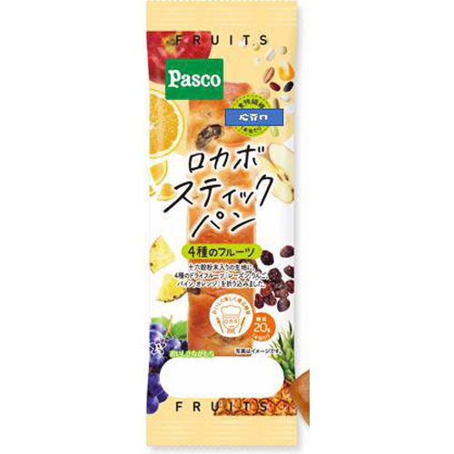 Pasco Low-Carb Stick Bread with Four Types of Fruit - Special Order Item [Purchase Quantity: 150 Pieces]