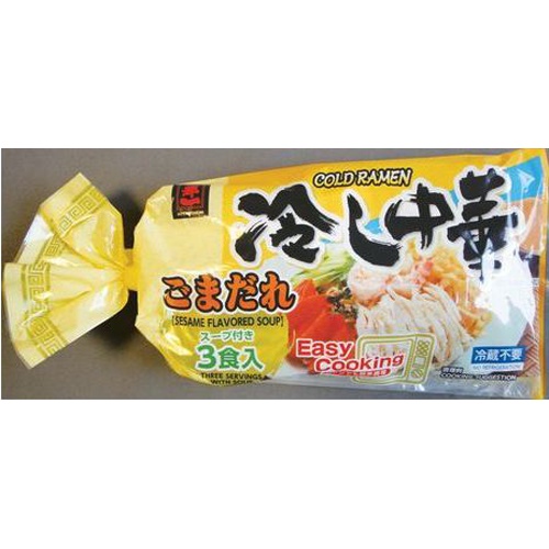 Tsuiichi Cold Chinese Noodles with Sesame Sauce - 3 servings  Special Order Item 【Purchase Quantity: 10 units】