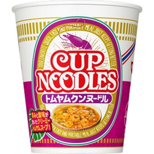 Nissin Cup Noodle Tom Yum Kung Noodle  【Purchase Quantity 12 Packs]