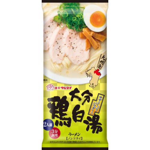 Marutai Oita Chicken White Soup Ramen 186g Special Order Product 【Purchase Quantity 30 Pieces】