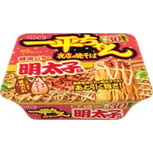 My Star Ippei-chan Night Market Fried Noodles Soy Sauce Butter Mentaiko Flavor 【Purchase Quantity 12 Packs】
