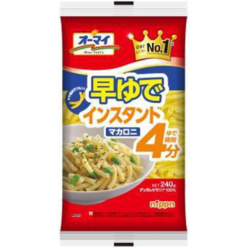 Oh My Quick-Cook Instant Macaroni 240g [This Month's Special Sale Noodles] Special Order Item [Purchase Quantity 40]