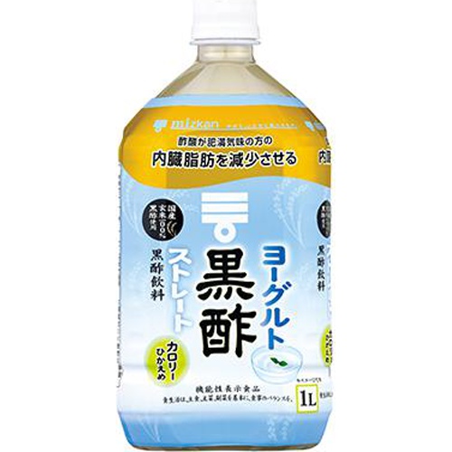 Mizkan Yogurt Black Vinegar Straight 1L Special Order Item 【Purchase Quantity 6】