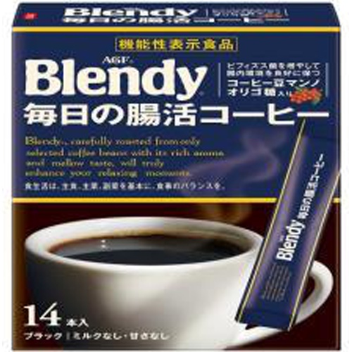 Blendy Daily Intestinal Health Coffee 14 Sticks [This Month's Special Sale Beverage] Special Order Item [Purchase Quantity 12]