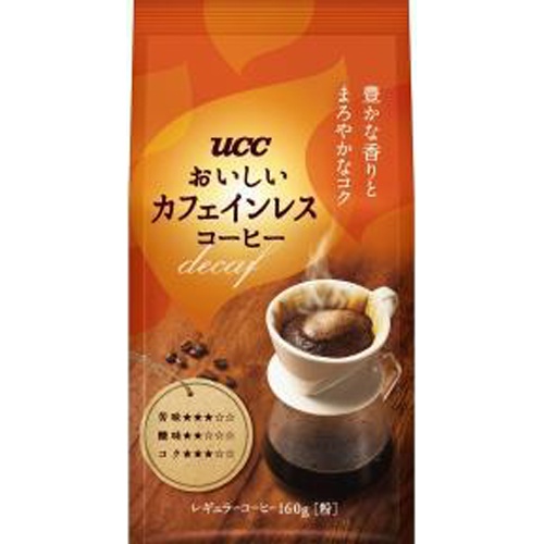 UCC Delicious Caffeine-Free SAP 160g  Special Order Item 【Purchase Quantity 12 Units】