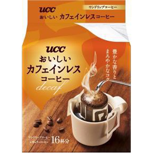UCC Delicious Decaffeinated Drip 16P  Special Order Item [Purchase Quantity: 12]