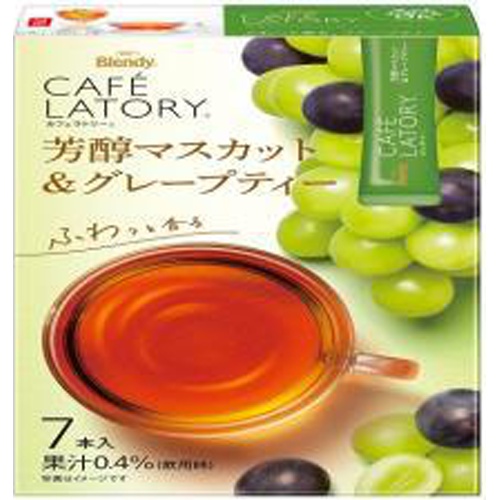 Cafe Latory Rich Muscat & Grape Tea 7 Bottles [This Month's Special Beverage] Special Order Item [Purchase Quantity 24]